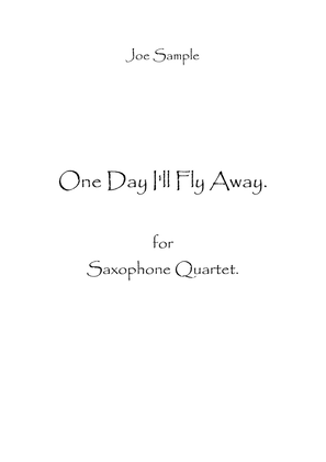Book cover for One Day I'll Fly Away