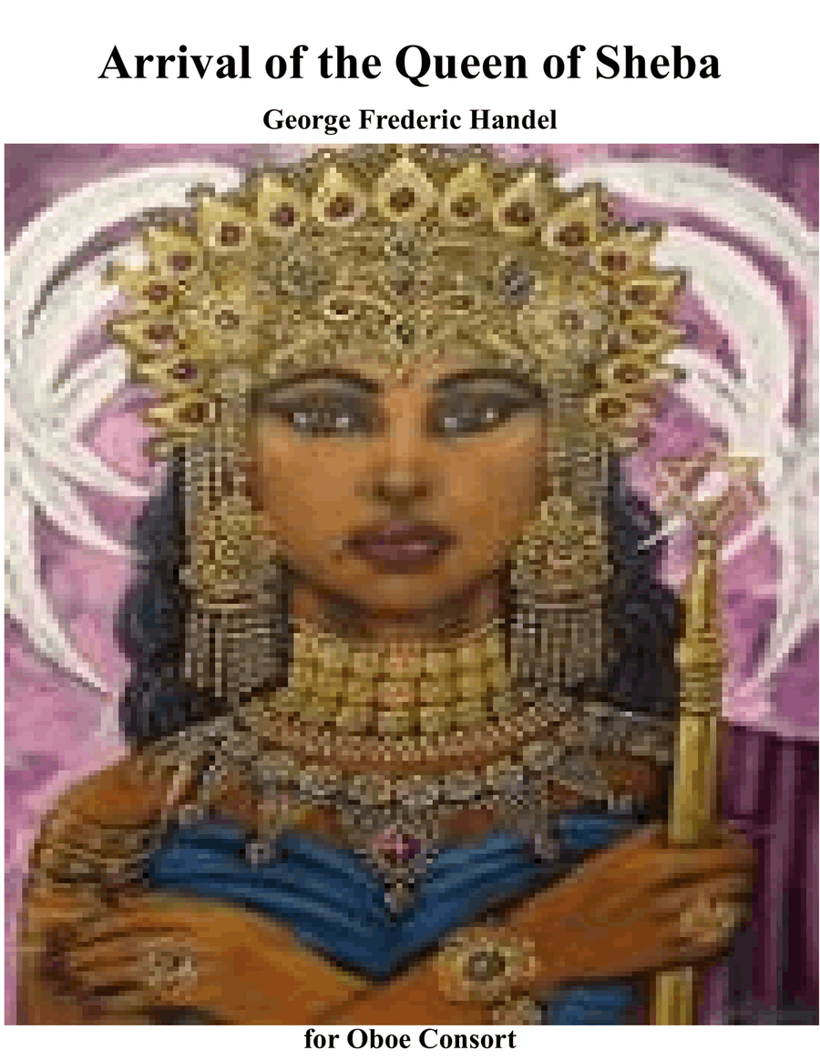 The Arrival of the Queen of Sheba for Oboe Consort Woodwind Quintet scores gallery preview page 1