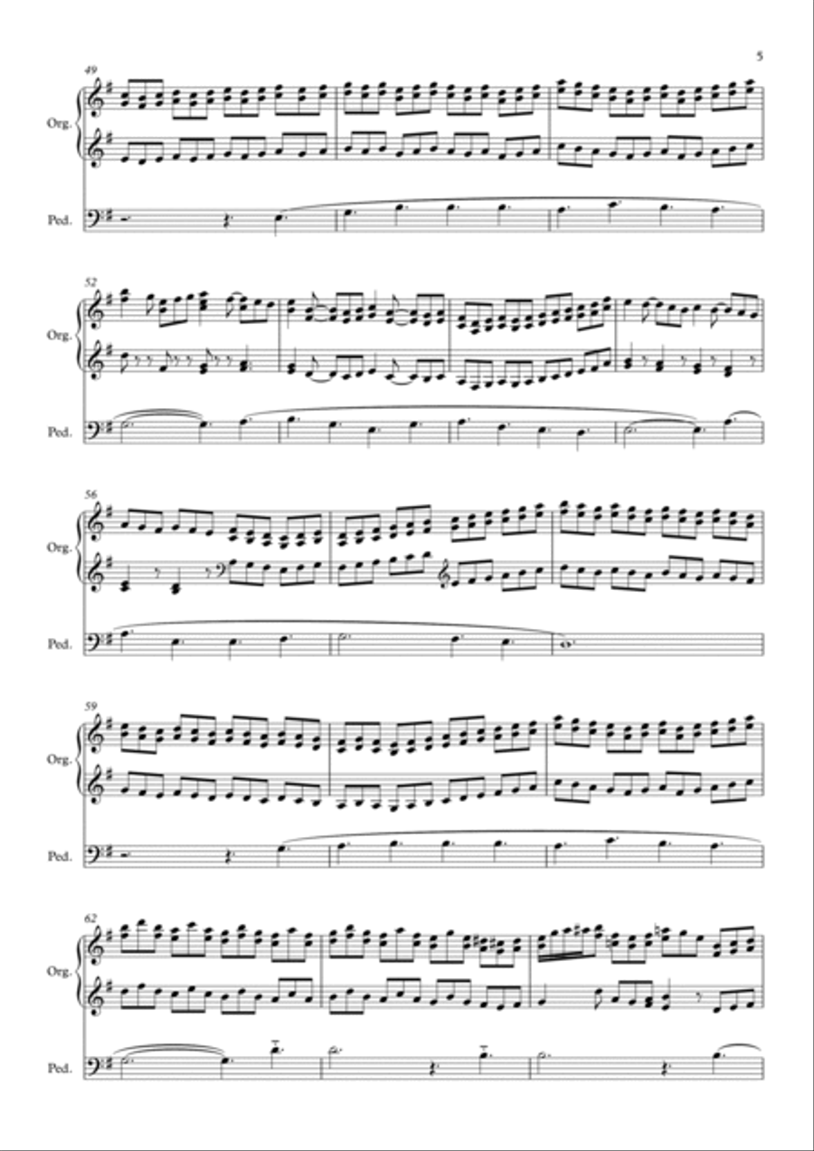 Advent Fantasy Organ Solo scores gallery preview page 5
