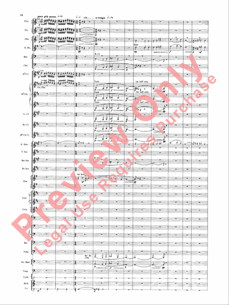 Russian Christmas Music Russian Christmas Music Concert Band scores gallery preview page 17
