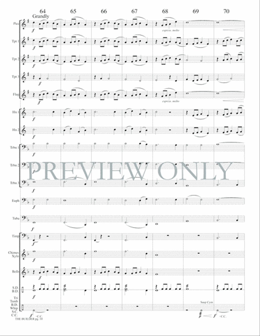The Builder The Builder Small Ensemble scores gallery preview page 12