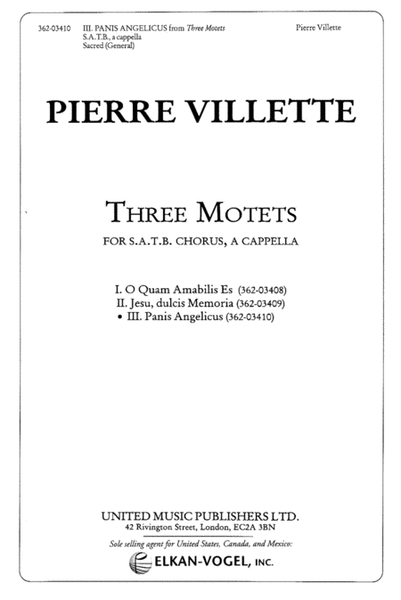 III. Panis Angelicus (From Three Motets)