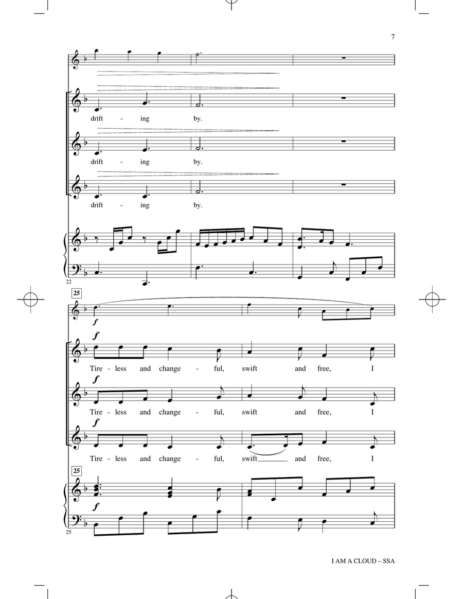 I Am A Cloud SSA scores gallery preview page 5