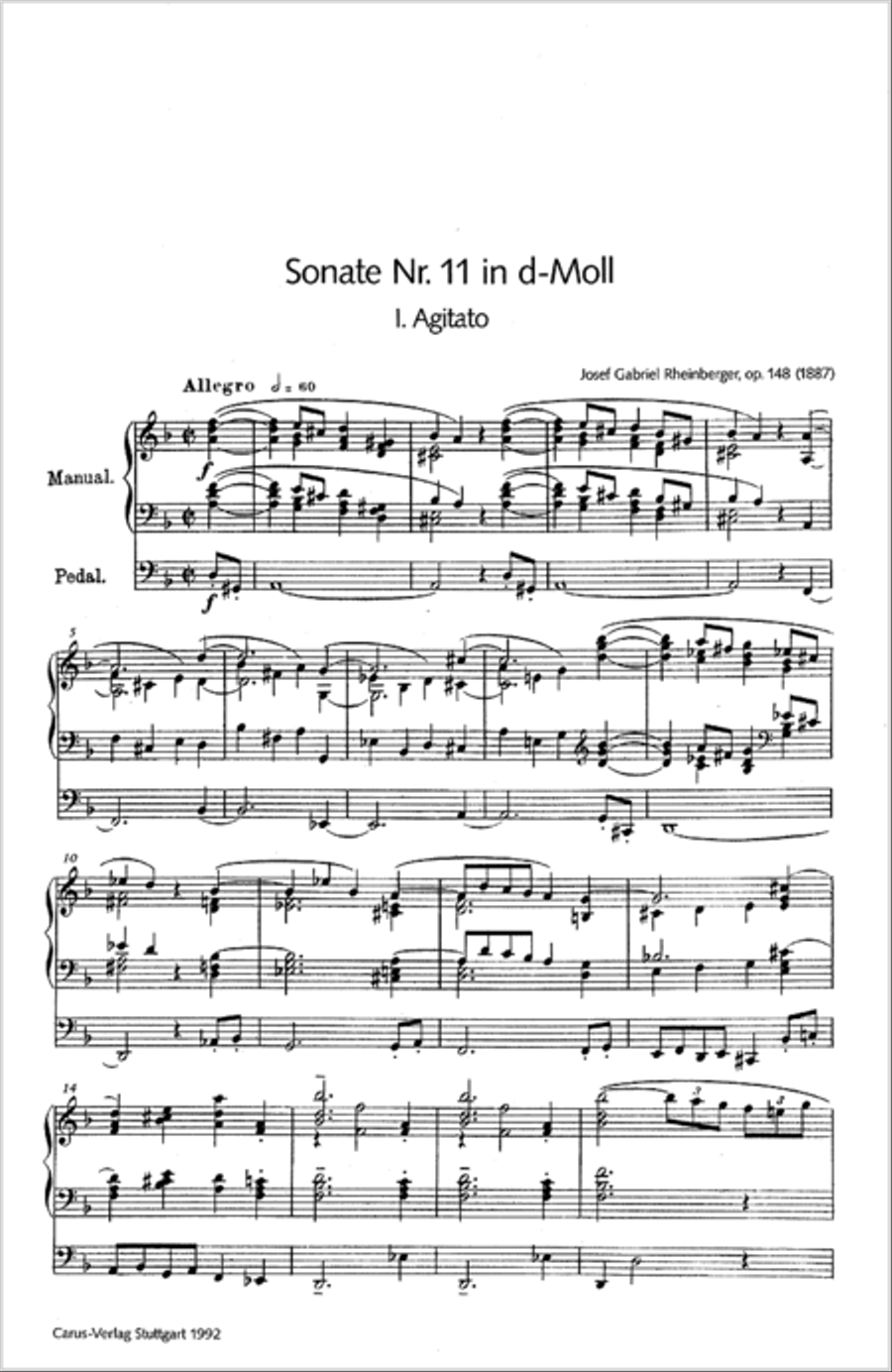 Organ Sonatas 11-20 (vol. 39) Organ Solo scores gallery preview page 2