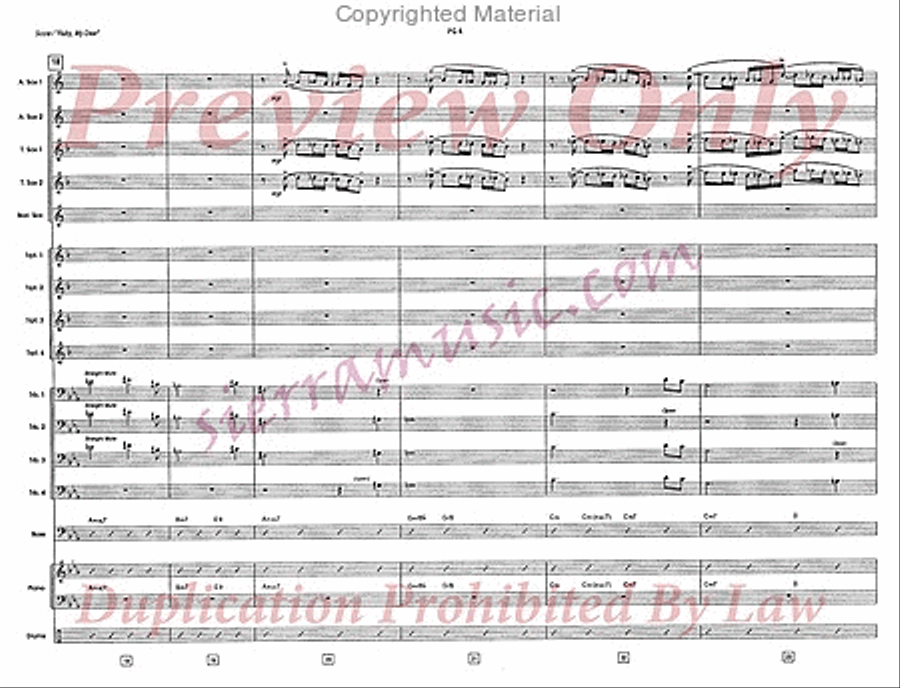 Ruby, My Dear Big Band scores gallery preview page 5