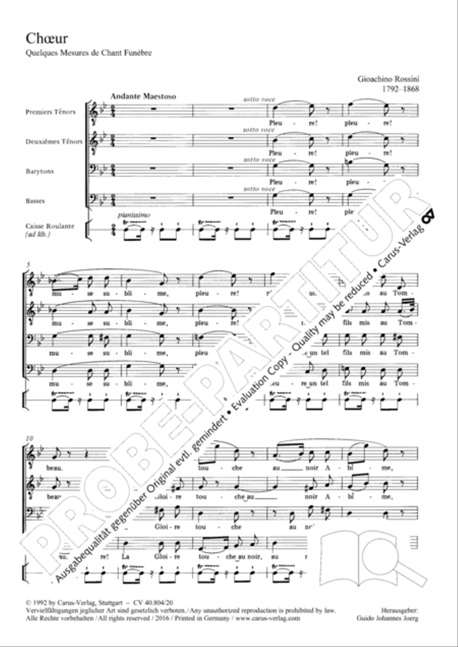 Choeur Choeur Men's Choir scores gallery preview page 3