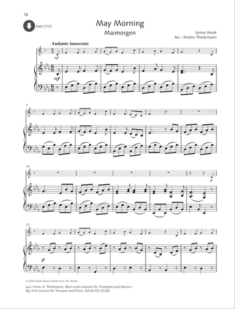 May Morning B-Flat Trumpet scores gallery preview page 2