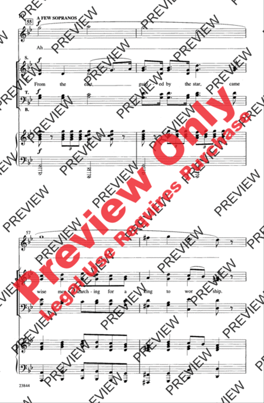 March of the Kings March of the Kings 4-Part scores gallery preview page 9