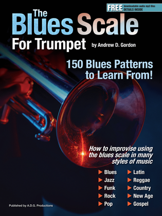 Book cover for The Blues Scale Trumpet