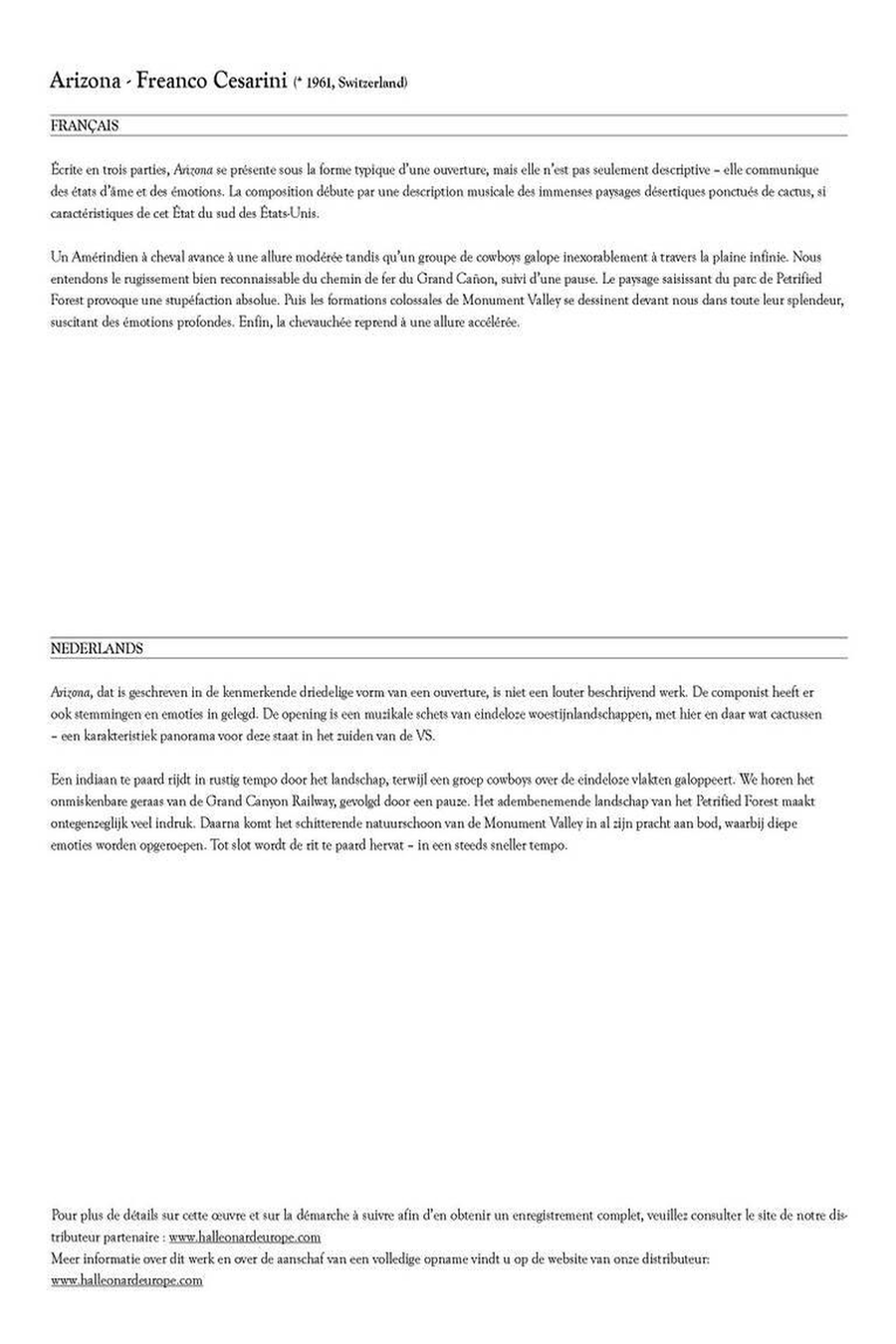 Arizona Fanfare Band scores gallery preview page 2