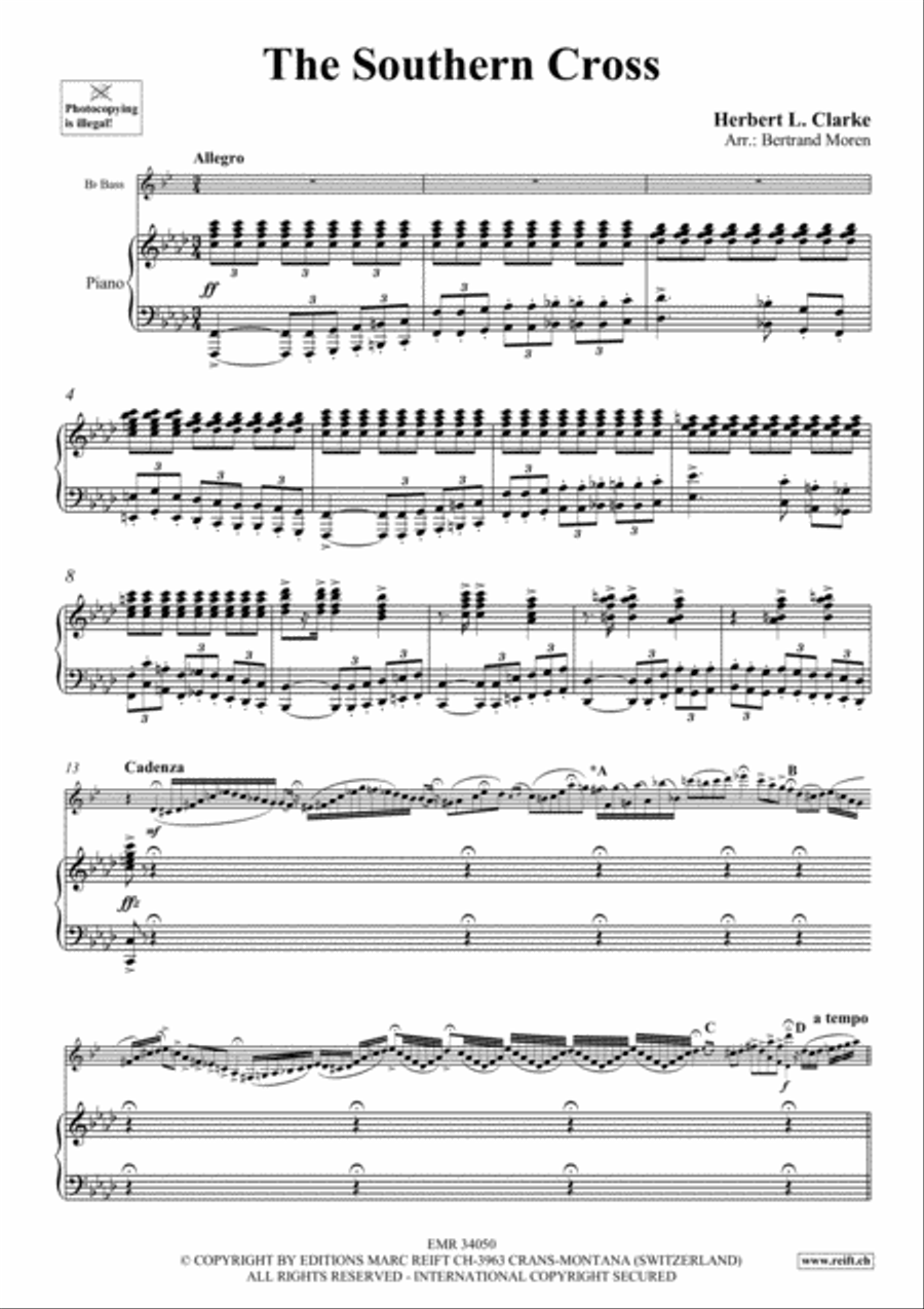 The Southern Cross The Southern Cross Piano Accompaniment scores gallery preview page 5