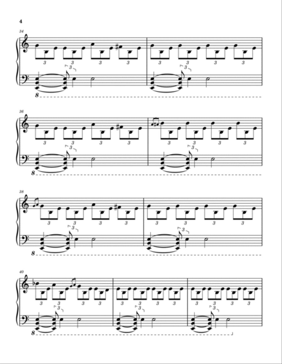 The Last Of Us Piano Solo scores gallery preview page 4