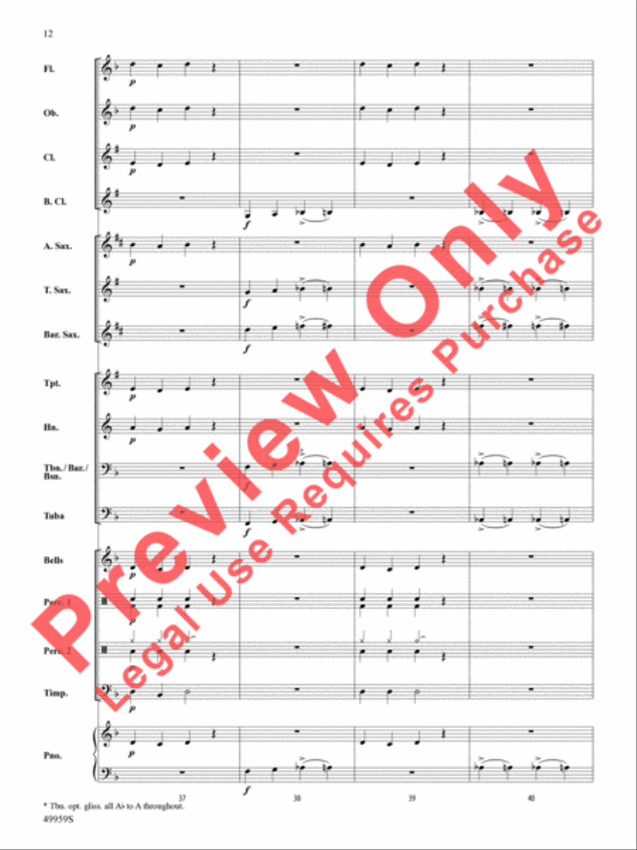 Creep It Real Concert Band scores gallery preview page 13
