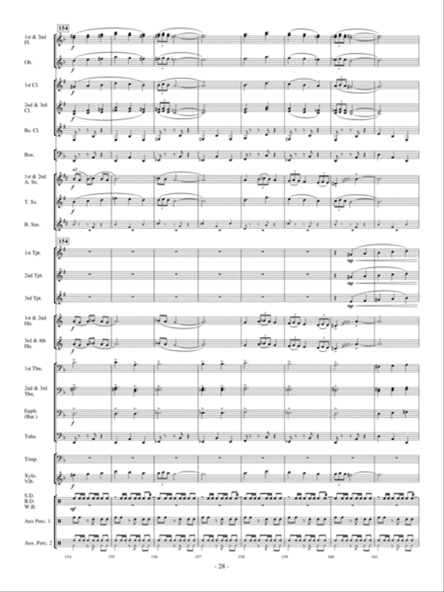 Costa del Sol Costa del Sol Concert Band scores gallery preview page 27