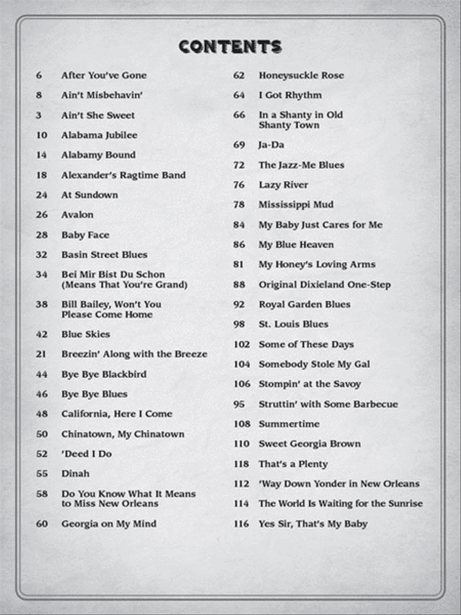 Dixieland Jazz Banjo Banjo scores gallery preview page 2