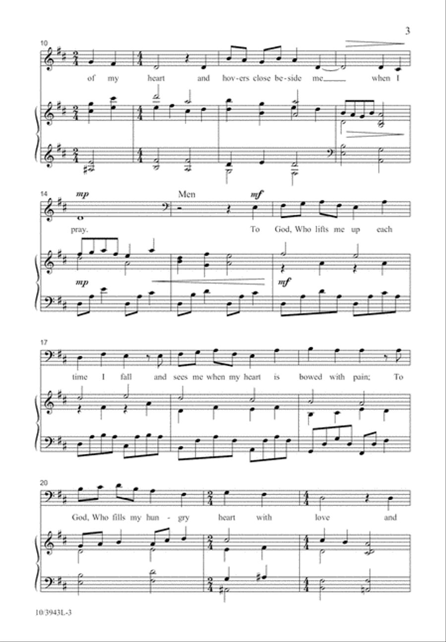 Forever I Will Praise You 2-Part scores gallery preview page 3