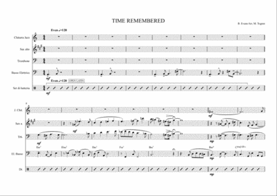 Time Remembered Time Remembered Small Ensemble scores gallery preview page 1