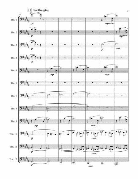 Good Friday Spell from Parsifal for 12 Trombones image number null