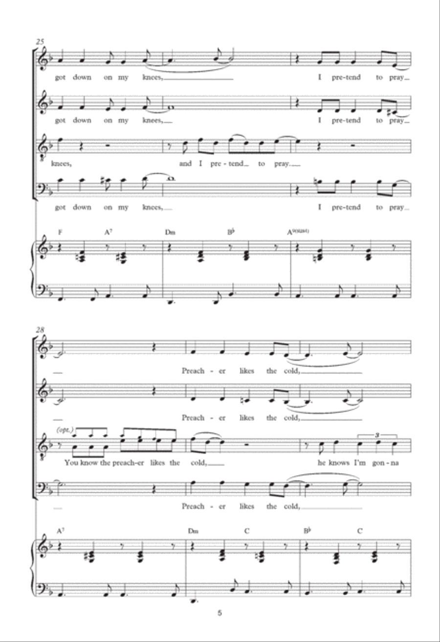 California Dreamin' (Arr. Milt Rogers) Choir scores gallery preview page 5