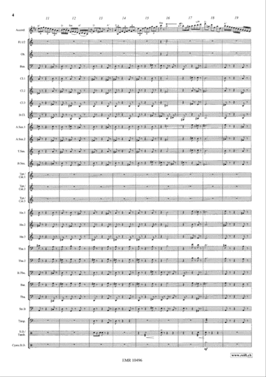 Mazurka Italiana Mazurka Italiana Concert Band scores gallery preview page 5