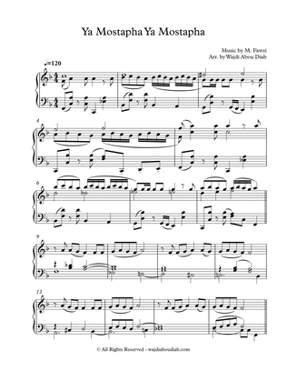 Ya Mostapha Ya Mostapha - يا مصطفى يا مصطفى (Piano Solo)