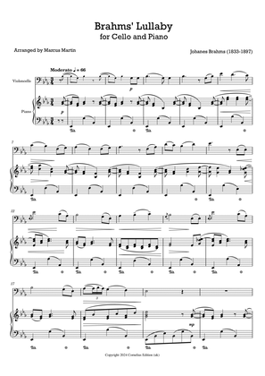 Brahms Lullaby (Wiegenlied) Op 40 No 4