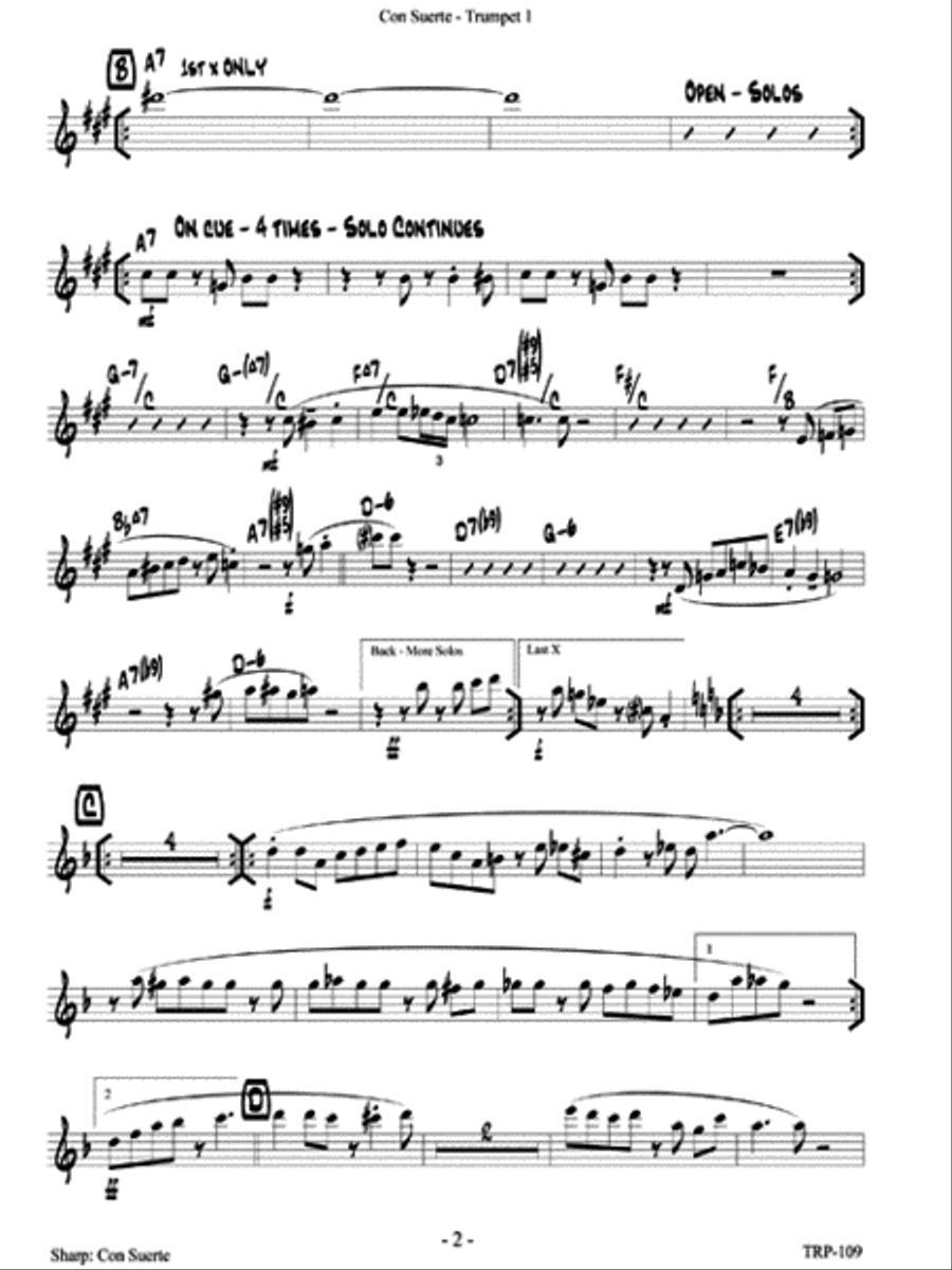 Con Suerte Small Ensemble scores gallery preview page 7