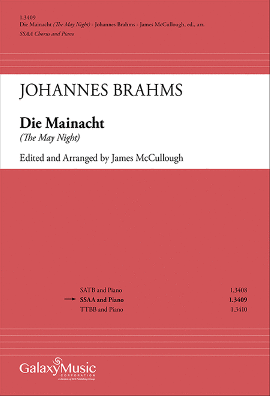 Die Mainacht (The May Night) SSAA scores gallery preview page 1