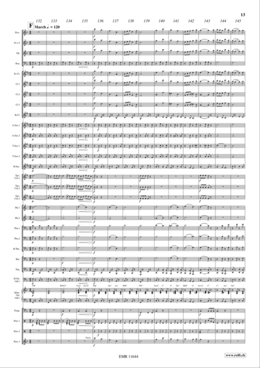 Flight To USA Concert Band scores gallery preview page 14