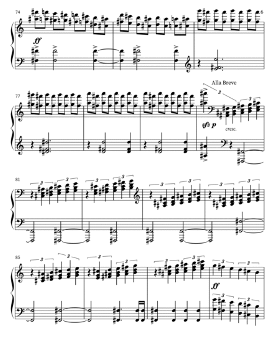 Swan Lake, Op.20, Act IV: 29: Finale Piano Solo scores gallery preview page 6