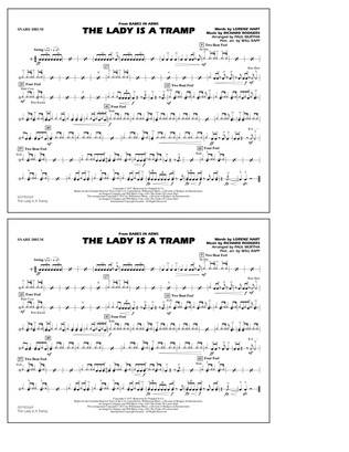 The Lady Is A Tramp - Snare Drum