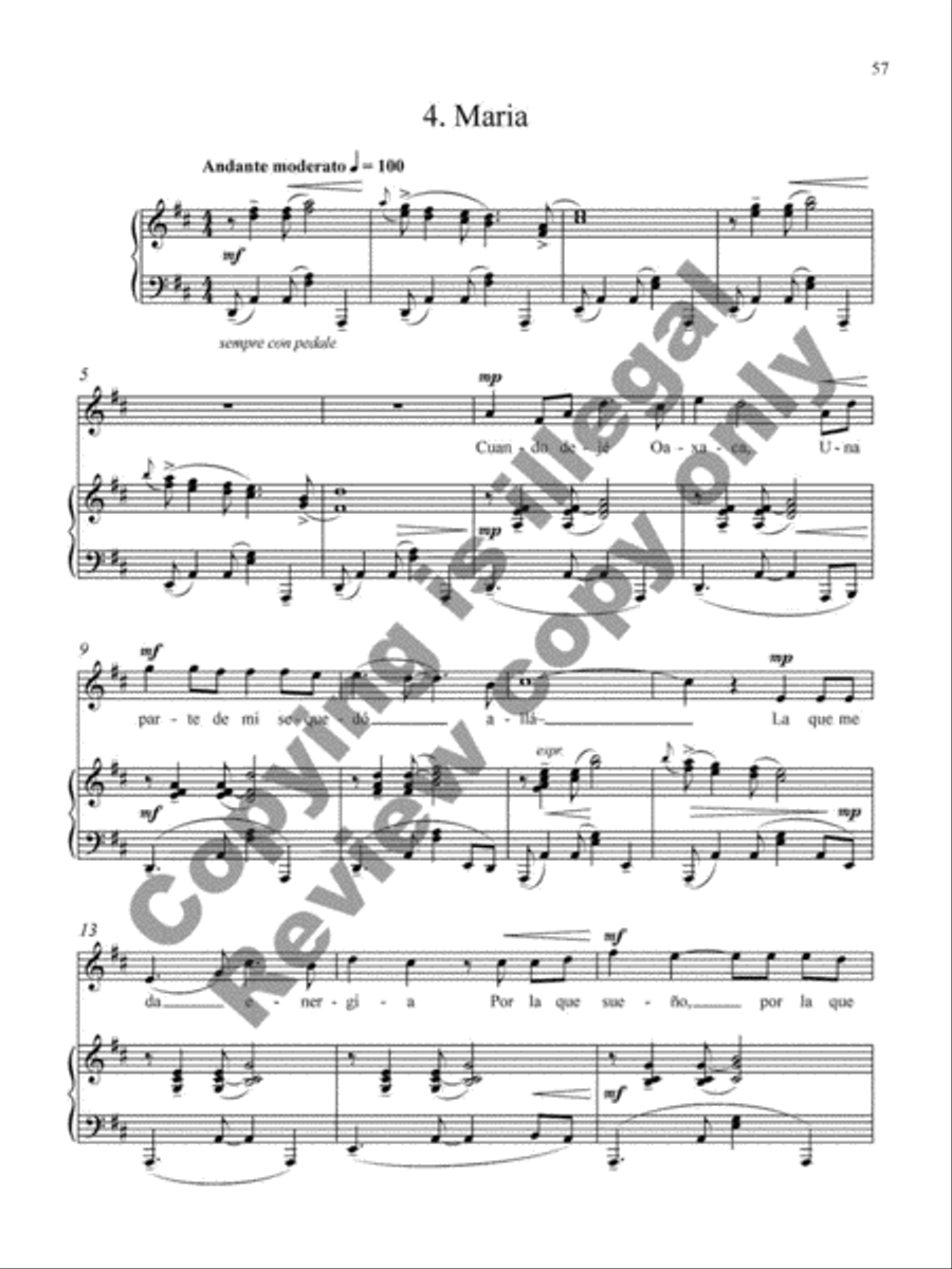 Collected Songs for Soprano and Piano Soprano Voice scores gallery preview page 35