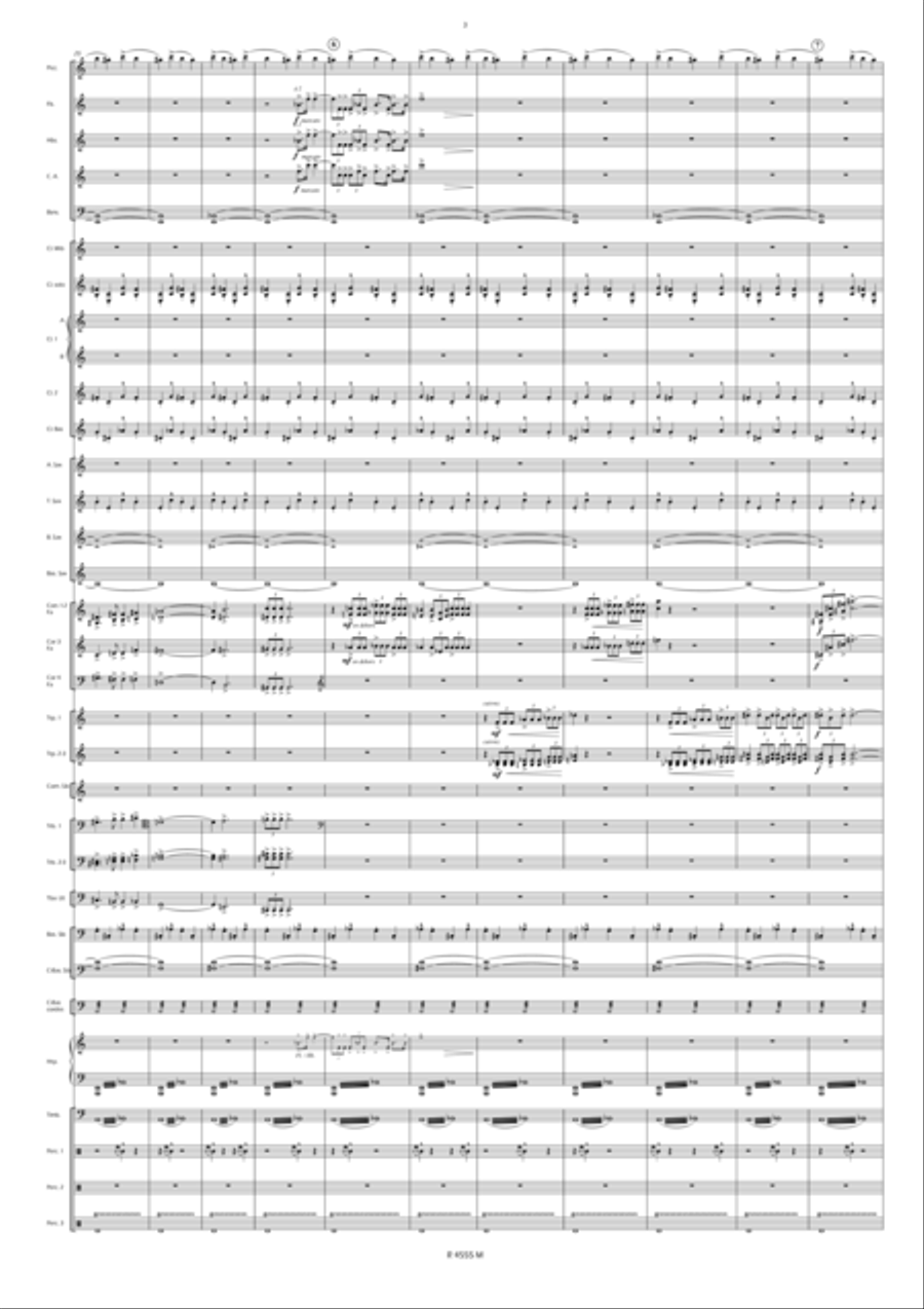 Noces de Cendres Concert Band scores gallery preview page 4