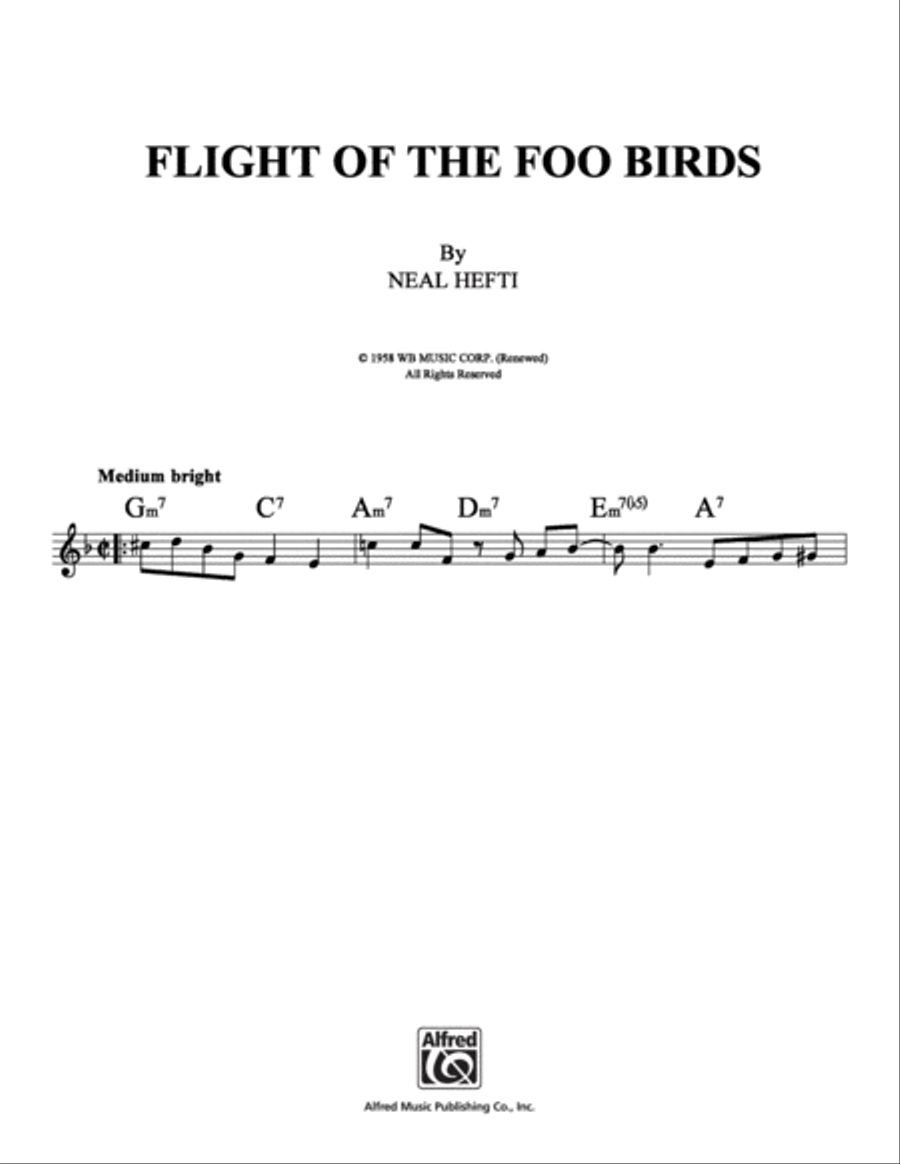 Flight of the Foo Birds Flight of the Foo Birds School and Community scores gallery preview page 1
