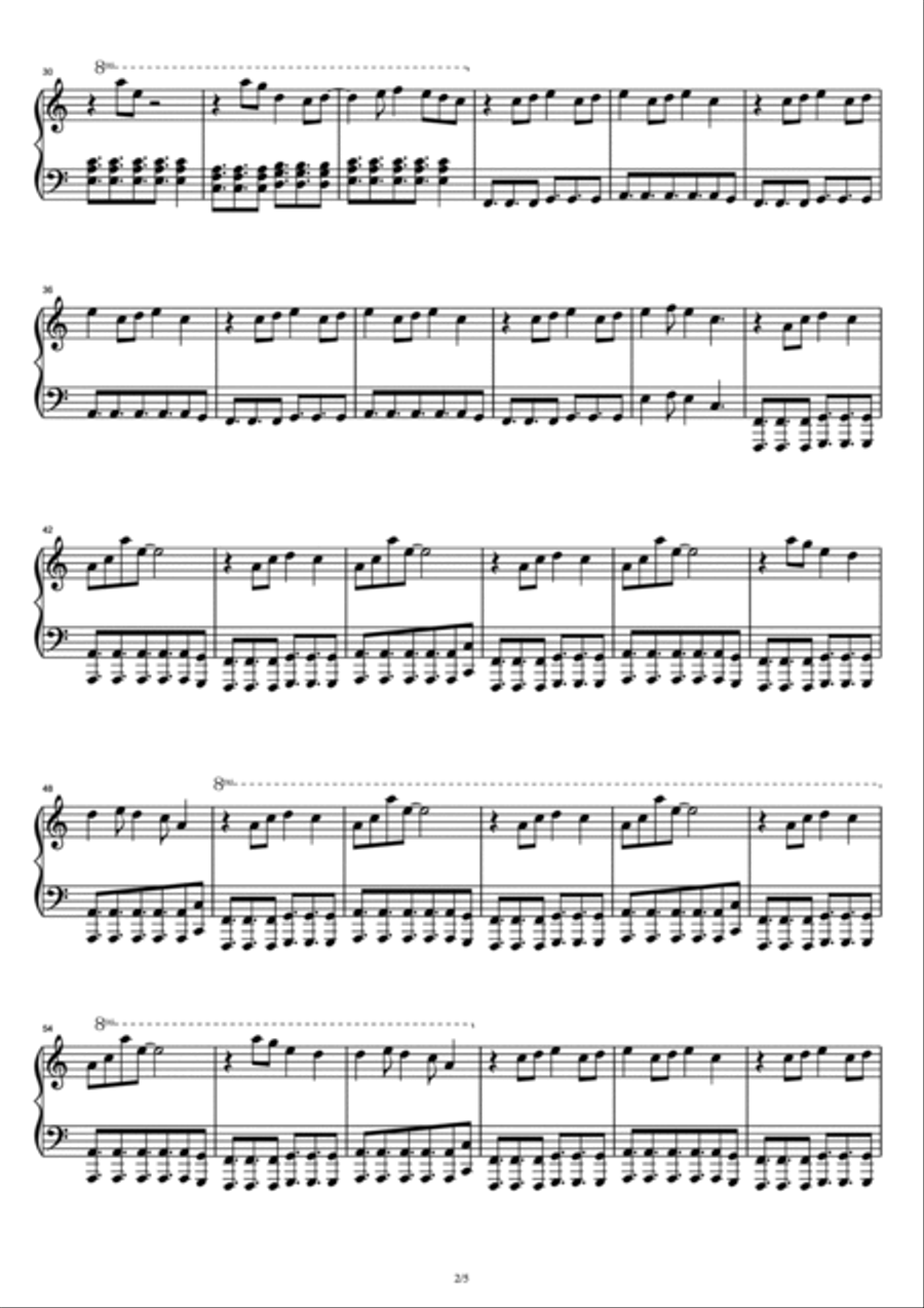 Take It Back Take It Back Piano Solo scores gallery preview page 2