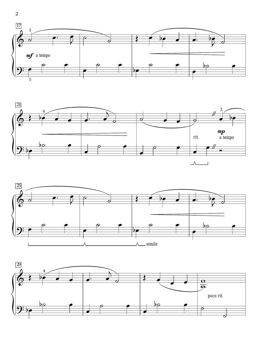 Roses In Twilight Piano Method scores gallery preview page 2