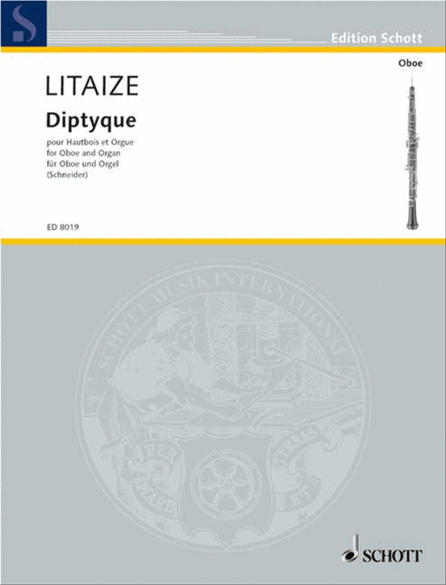 Diptyque Oboe And Organ Oboe scores gallery preview page 1