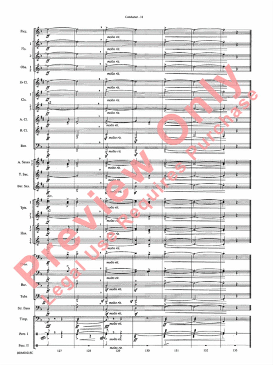 Brighton Beach Concert Band scores gallery preview page 20
