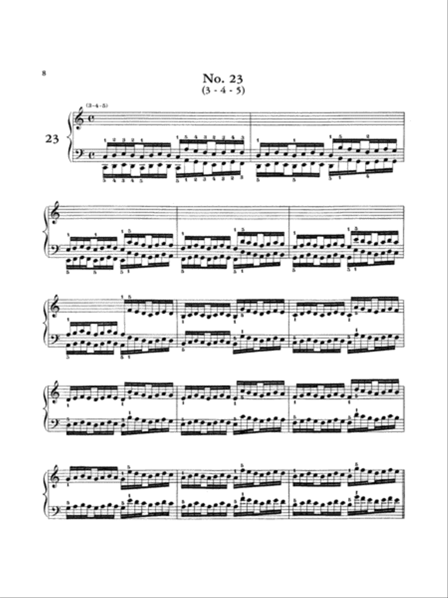 Hanon: The Virtuoso Pianist (Volume II) Piano Solo scores gallery preview page 1