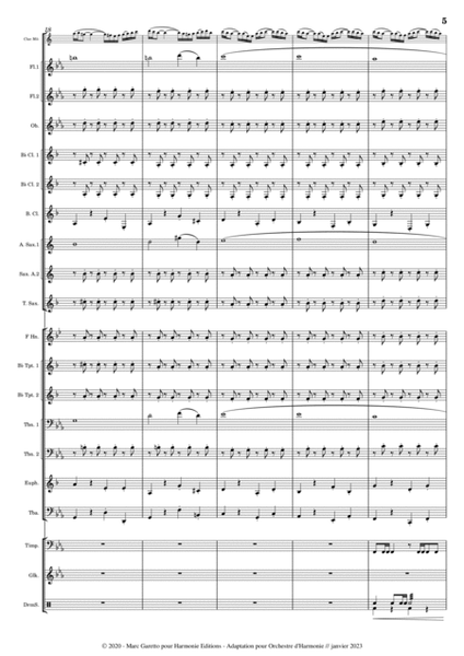 L'Ami Bémol - Badinerie for Solo Eb Clarinet and Wind Band image number null