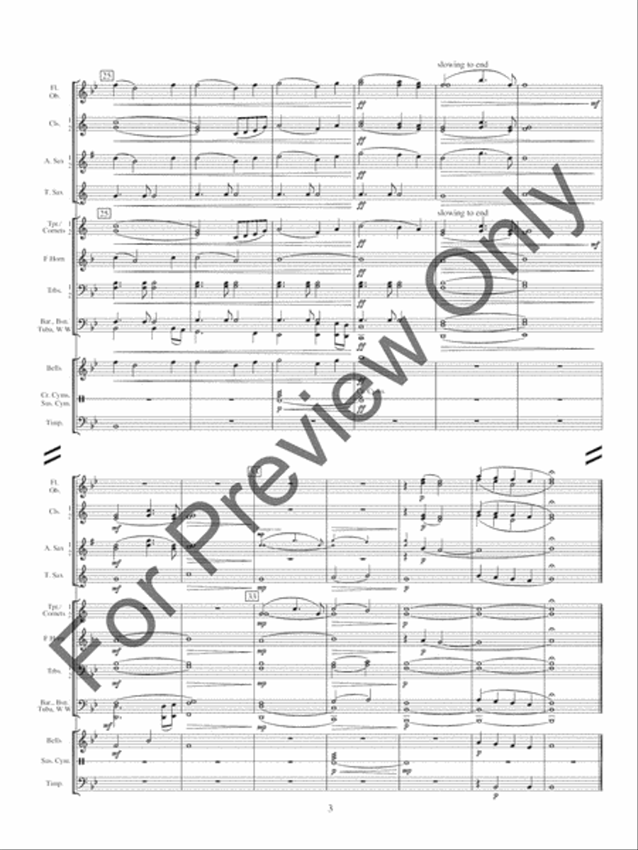 Heartland Heritage Concert Band scores gallery preview page 6