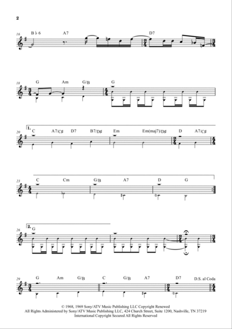 Blackbird C Instrument scores gallery preview page 2
