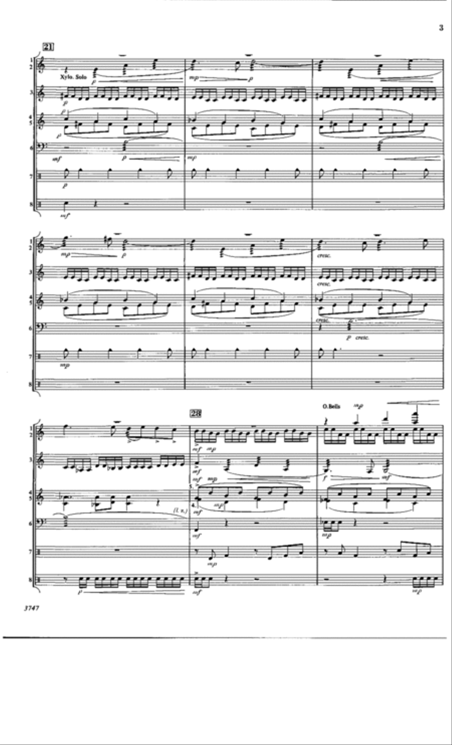 Proclamation Proclamation Percussion Ensemble scores gallery preview page 4