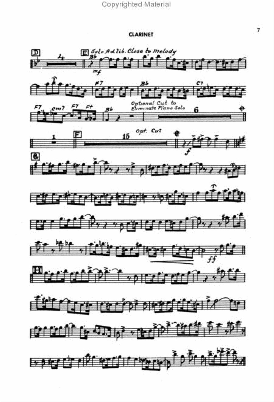 Exciting Dixieland Jazz Ensemble scores gallery preview page 4