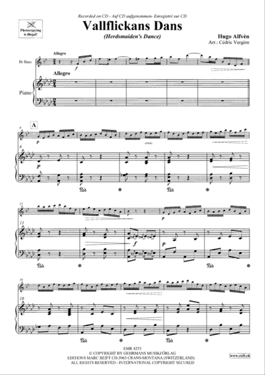 Vallflickans Dans Voice Solo scores gallery preview page 4