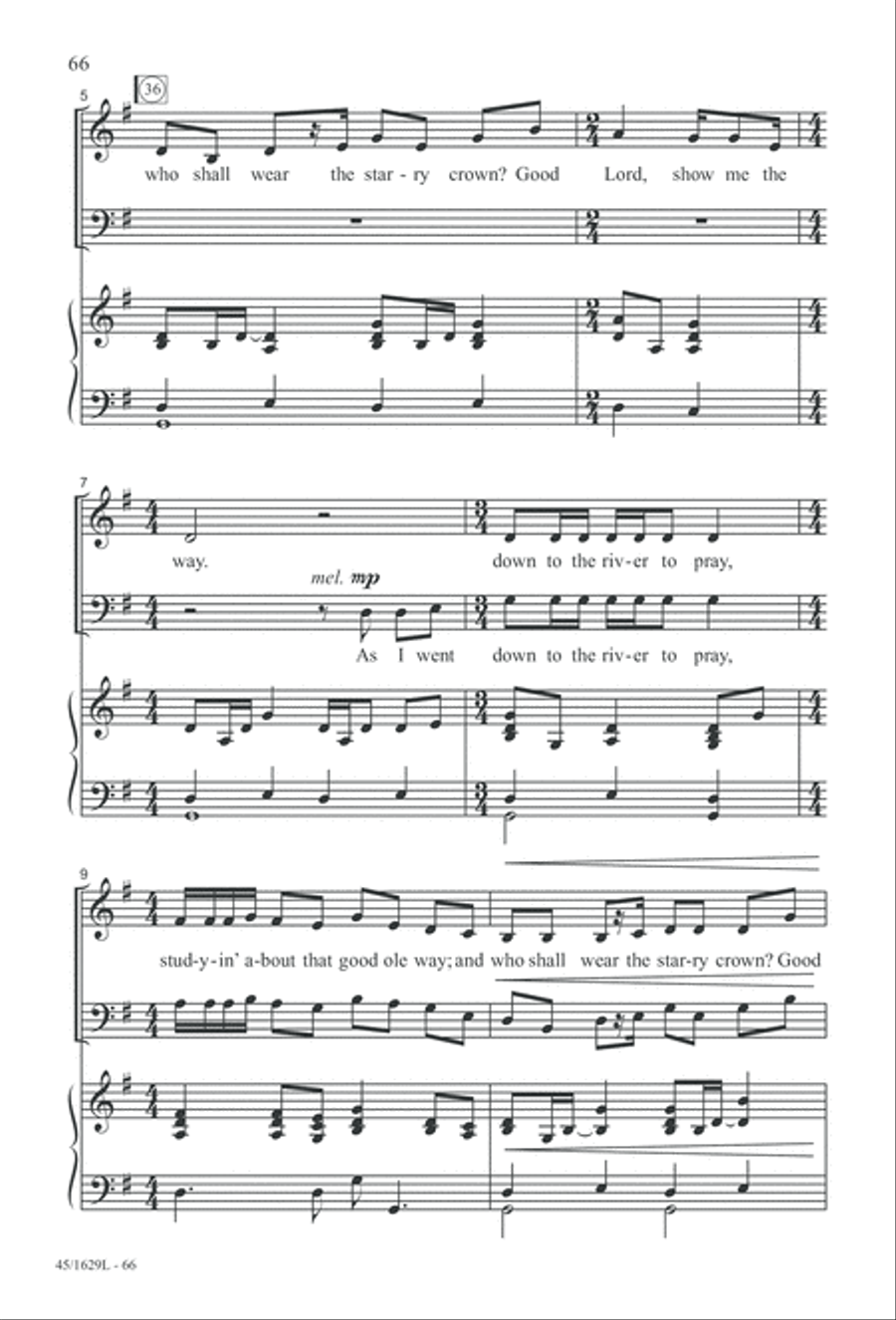 Hymns We Love to Sing, Vol. 2 3-Part scores gallery preview page 66