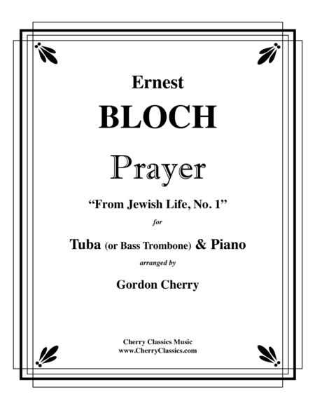Prayer for Tuba or Bass Trombone and Piano