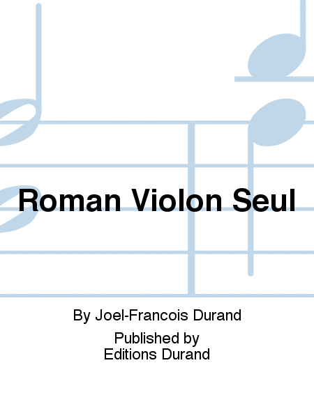 Roman Violon Seul  Sheet Music