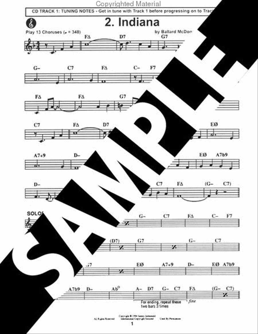 Volume 61 - "Burnin'" Up Tempo Jazz Standards image number null