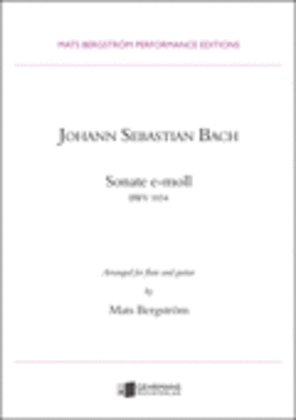 Book cover for Sonate - E minor